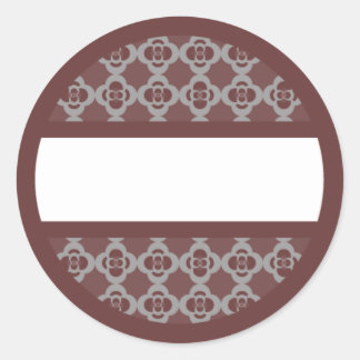 Round Retro Reds Label