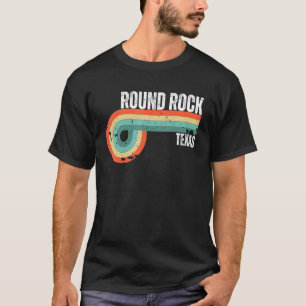 Round Rock City Texas State Vintage Retro Souvenir T-Shirt