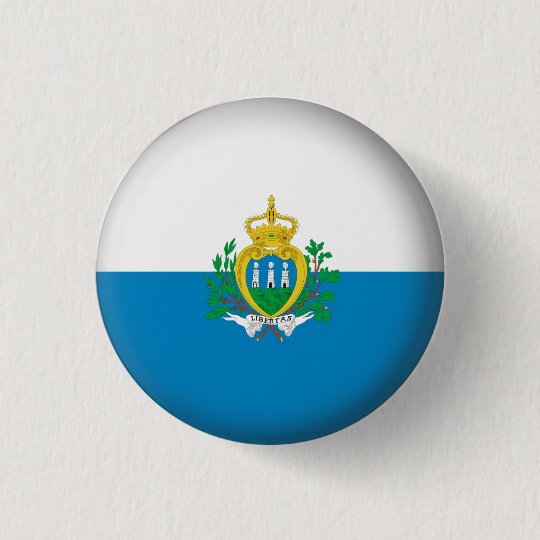 Round San Marino 3 Cm Round Badge