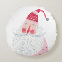 Round Santa Cushion