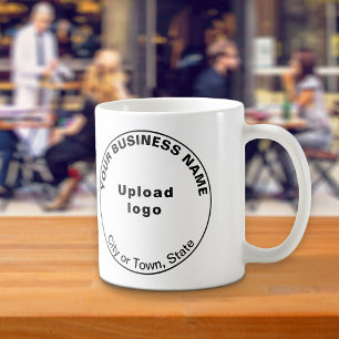 Round Shape Business Brand on Mug