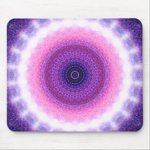 Round Stargate Mandala Mouse Mat