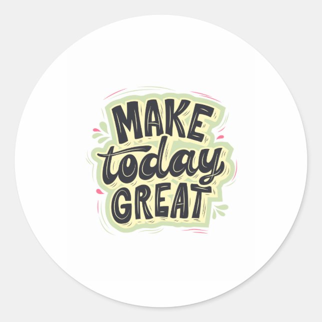 Round sticker (Front)