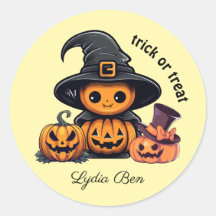 Round Sticker : HALLOWEEN Treat