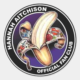Round Sticker - Hannah Aitchison Fan Club Logo