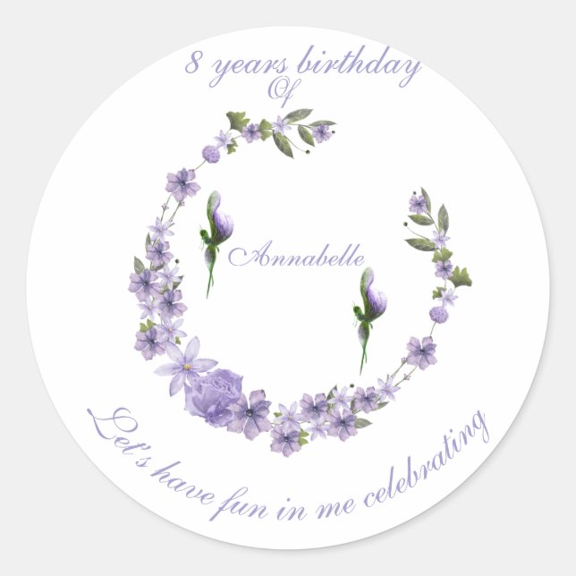 Round stickers  (Front)