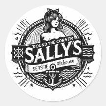 Round the Corner Sally’s Seaside Alehouse T-Shirt