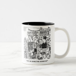 Round the World Sailor - Funny Two-Tone Coffee Mug