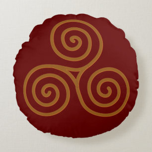 Round Throw Pillow
