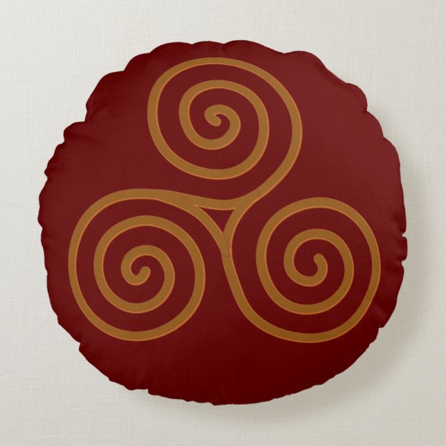 Round Throw Pillow (Front)