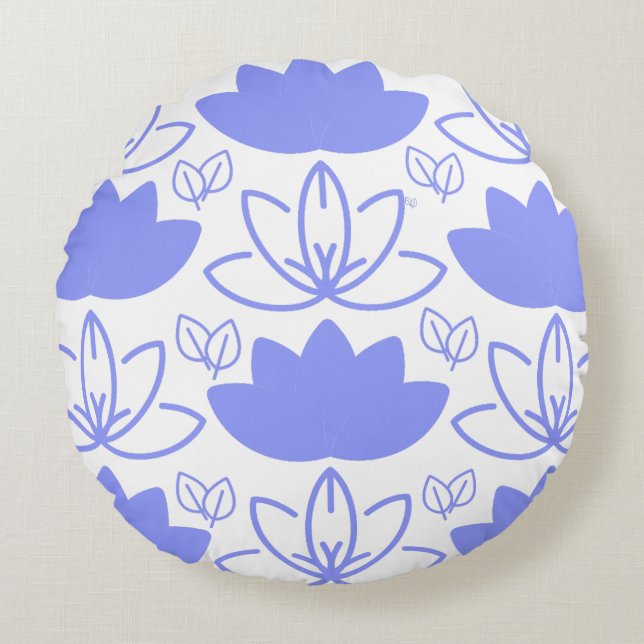 Round Throw Pillow (Front)