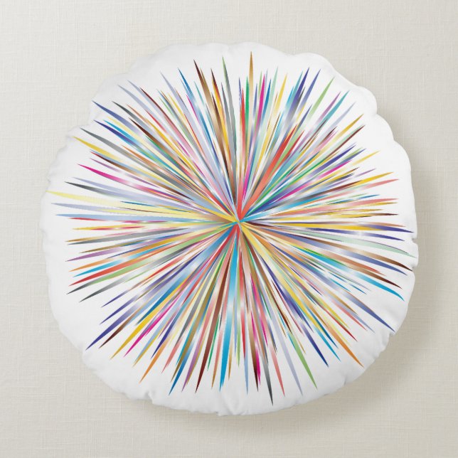 Round Throw Pillow (16") (Front)