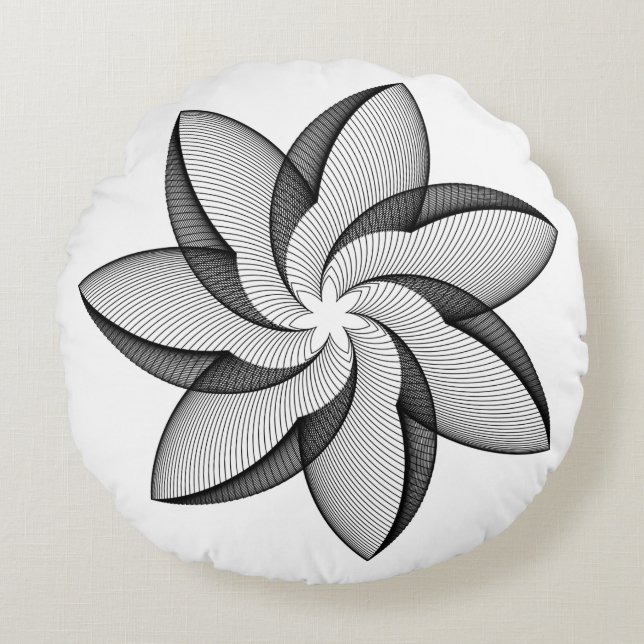 Round Throw Pillow (16") (Front)