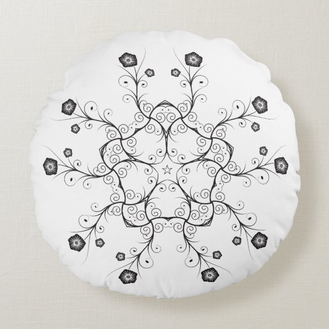 Round Throw Pillow (16") (Front)