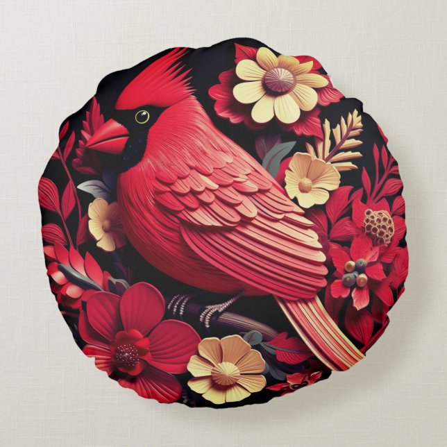  Round Throw Pillow (16") (Back)