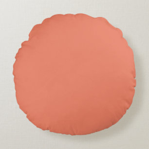 Round Throw Pillow   Coral Accent Décor