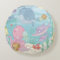 Round Throw Pillow/Sea Life
