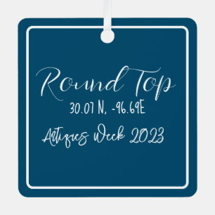 Round Top Texas Antiques Week Ornament