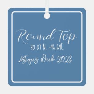 Round Top Texas Antiques Week Ornament
