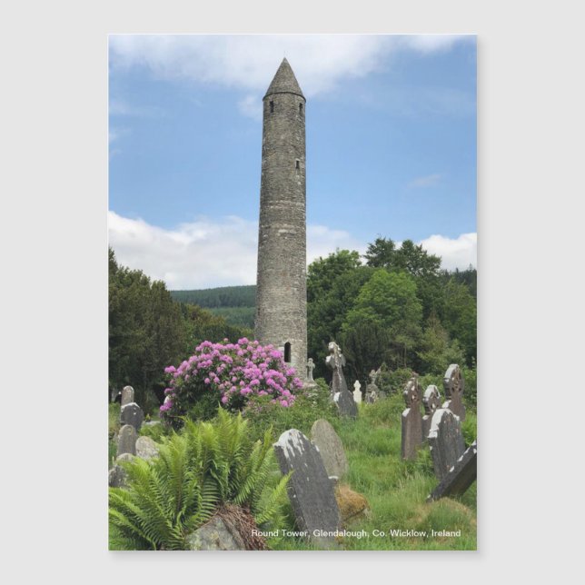 Round Tower, Glendalough, Co. Wicklow, Ireland (Front)