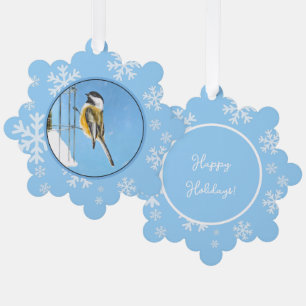 round tree decoration card