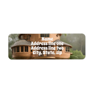 Round tree house