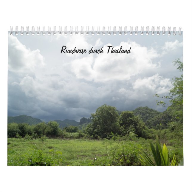 Round trip to Thailand  Calendar (Cover)