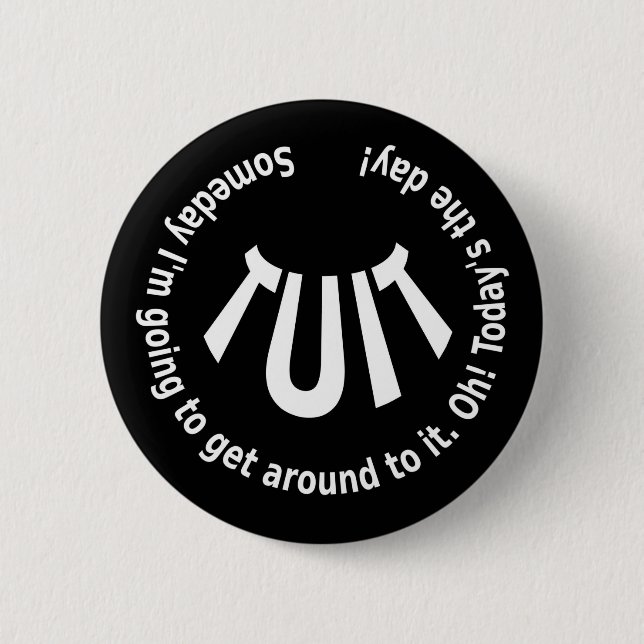 Round TUIT 6 Cm Round Badge (Front)