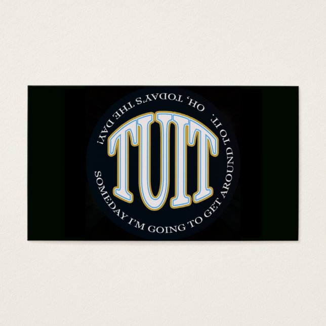 Round Tuit Card (Front)