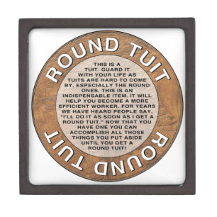 Round Tuit Jewellery Box