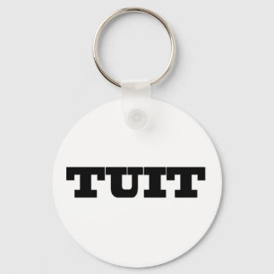 Round Tuit Key Ring