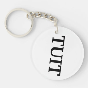 round TUIT Key Ring