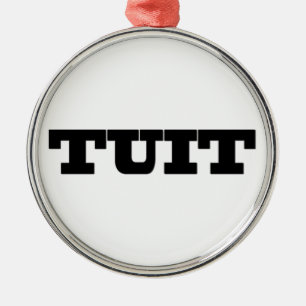 Round Tuit Metal Tree Decoration