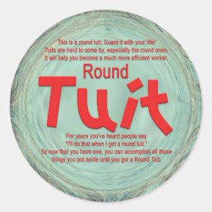 Round Tuit Sticker