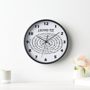 Round Tuit Wall Clock