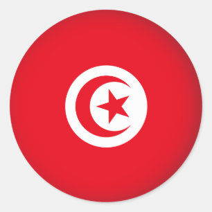 Round Tunisia Classic Round Sticker