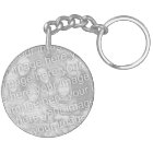 Round two sided photo keychain | Double side image
