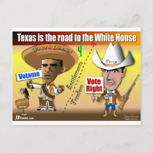 Round Up Bar Postcard