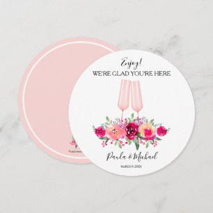 Round Wedding Rehearsal Dinner Plate Thank You