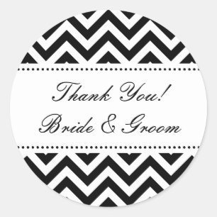 Round Wedding thank you stickers   envelope sealer