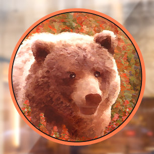 round window cling