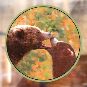 round window cling