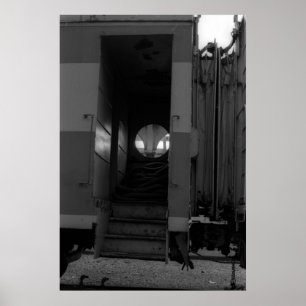 Round Window Poster