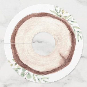 Round Wine Glass Tags, Standard Matte Tag