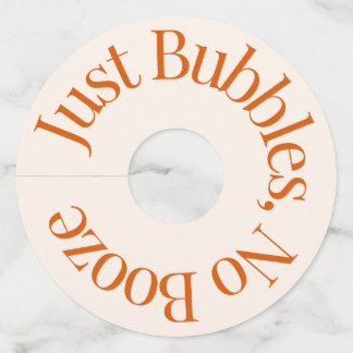 Round Wine Glass Tags, Standard Matte Wine Glass Tag