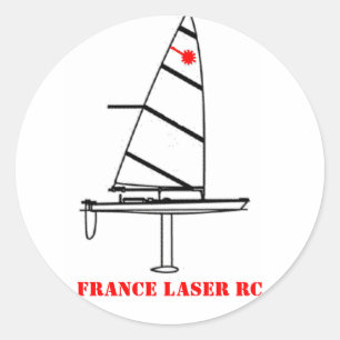 Roundcolor FRANCE LASER RC Classic Round Sticker