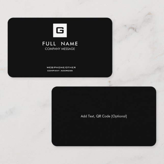 Rounded Business Cards - Bold Custom Premium Desig (Front/Back)