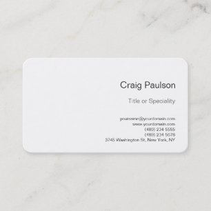 Rounded Corner Charming Black White Business Card