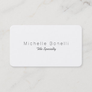 Rounded Corner Classy Stylish Business Card