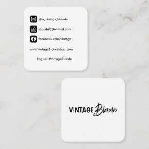 rounded corner, logo cards, social media cards